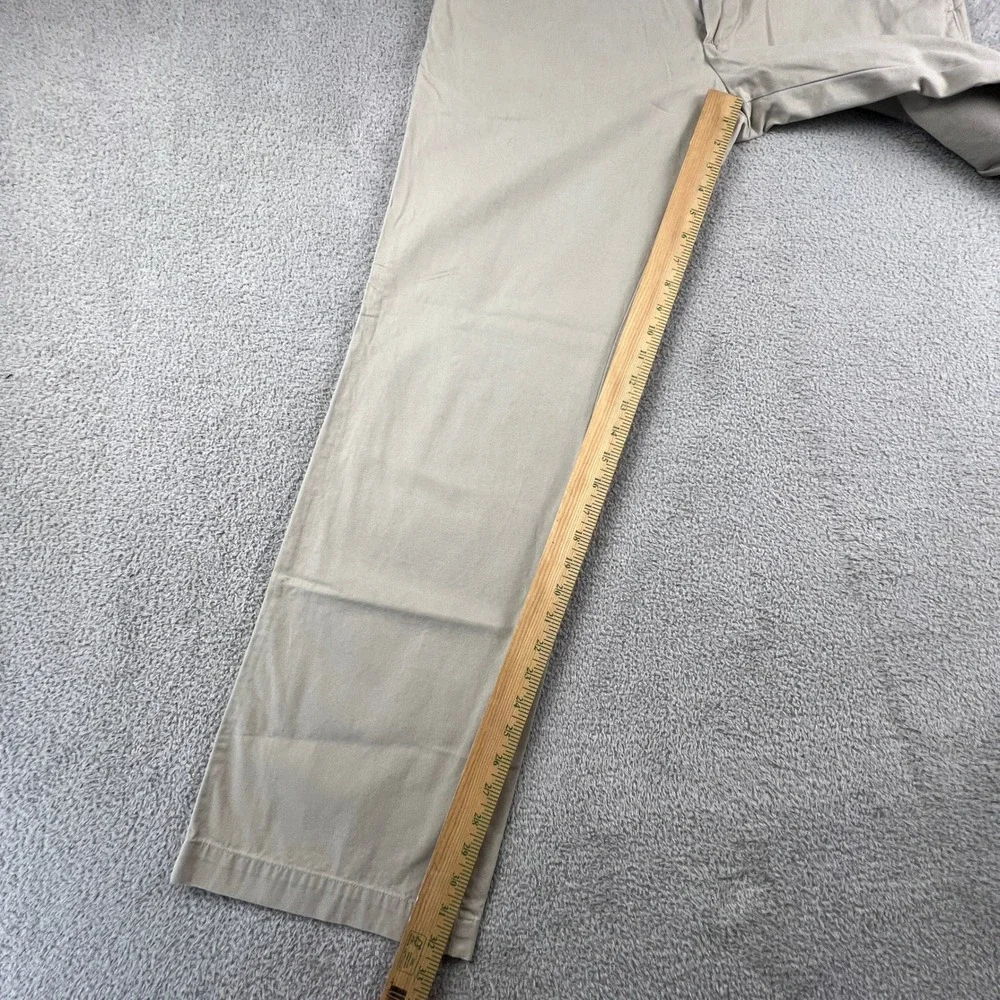 Banana Republic‎ Mens Chino Pants Khaki Wide Straight Leg 34x34 Kentfield Skater